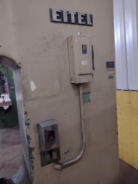 60 TON EITEL MODEL #RP60 HYDRAULIC PRECISION STRAIGHTENING PRESS, NEW 1974: STOCK 16013