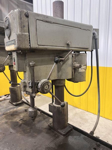 3-HEAD CLAUSING MODEL #1657 GANG DRILL W/ WORK TABLE: STOCK #20866