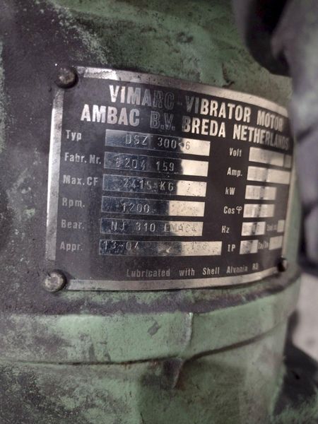 60" DIAMETER FROHLICH VIBRATORY FEEDER BOWL: STOCK #20808