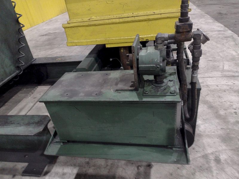 6,000 LBS AMERICAN MODEL #1000 MOTORIZED COIL REEL UNCOILER & COIL CAR: STOCK #21322