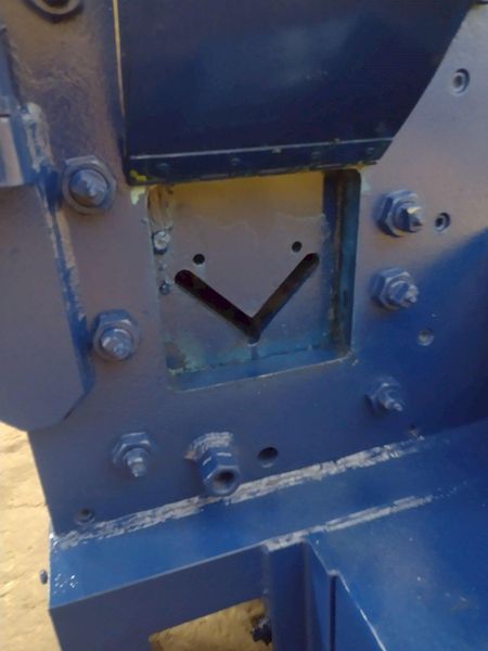 80 TON MIDWEST MODEL #150-80DE HYDRAULIC IRONWORKER: STOCK #17220