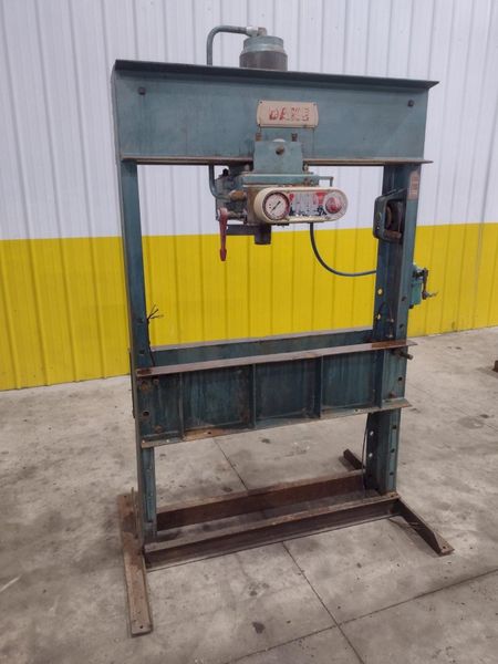 75 TON DAKE MODEL #6-275 AIR-HYDRAULIC H-FRAME PRESS: STOCK #23521