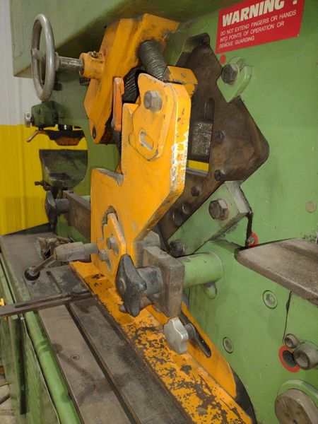 66 TON PEDDINGHAUS MODEL #66/110 PEDDIMASTER HYDRAULIC IRONWORKER: STOCK #22239