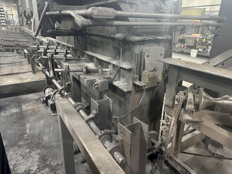 6" X (2) 15 HP WHEEL WHEELABRATOR "SKEW ROLL PIPE & BAR" SHOT BLAST BLASTER SYSTEM: STOCK #20002