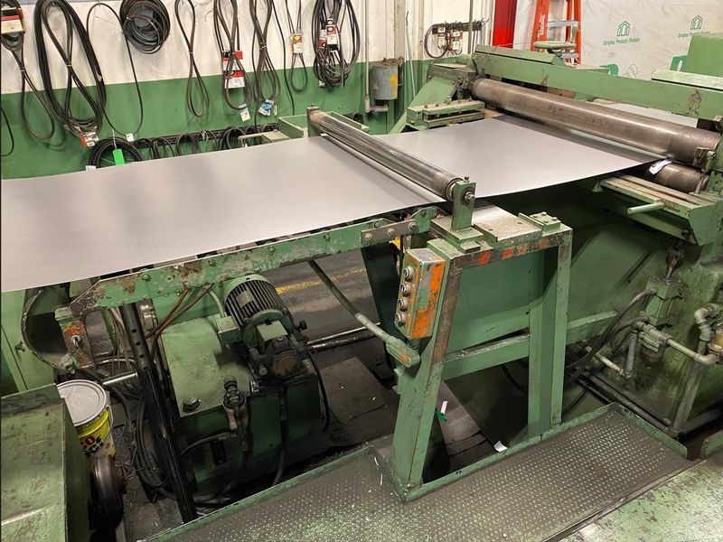 48" X 20,000 LBS RBI AUTOMATIC FEED DAHLSTROM CTL CUT TO LENGTH LINE ENTRY: STOCK #19768