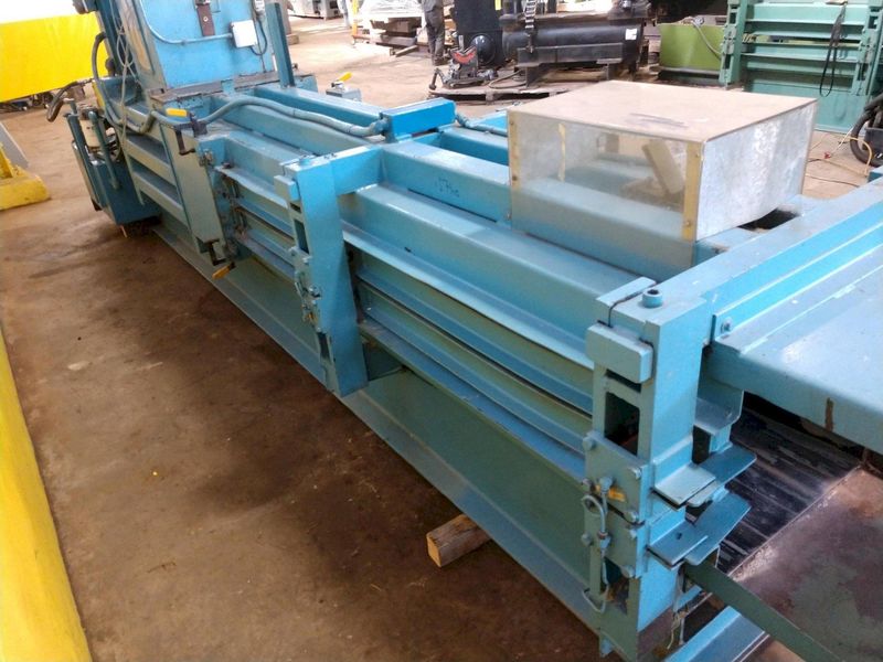 15" X 15" X 15 HP MAREN MODEL #111-297 HYDRAULIC HORIZONTAL AUTOMATIC CONTINUOUS BALER: STOCK #1