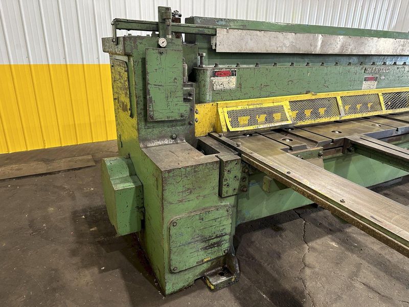 12' X 1/2" WYSONG MODEL #1250 MECHANICAL POWER SQUARING SHEAR: STOCK #19618