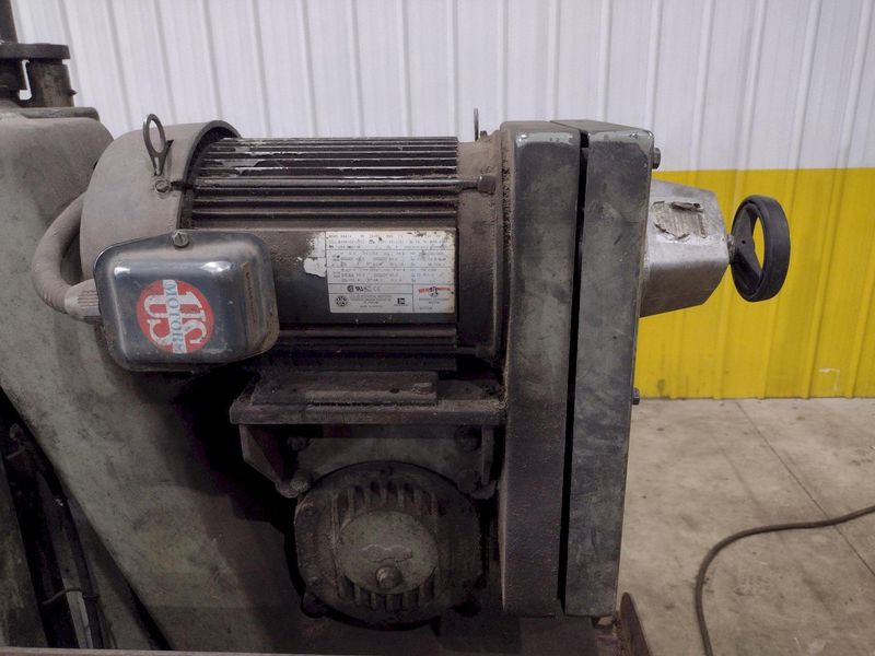 16" x 16" HYD-MECH MODEL #M-16A AUTOMATIC HORIZONTAL BANDSAW WITH POWER MITRE SWIVEL: STOCK #234