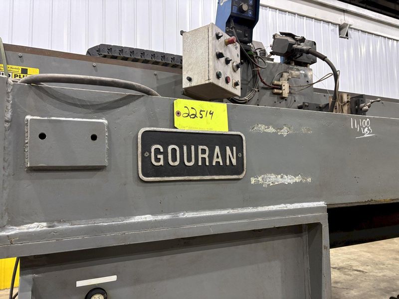 144" GOURAN / LINDE SEAM WELDER WITH MILLER INVISION #456P POWER SUPPLY: STOCK #22514
