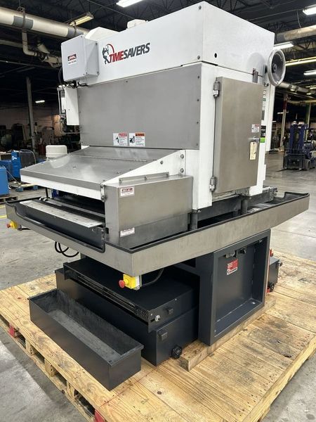 Timesavers LYNX 37MWT-D-60 37″ Wet Wide Belt Finishing / Deburring Machine (2024)