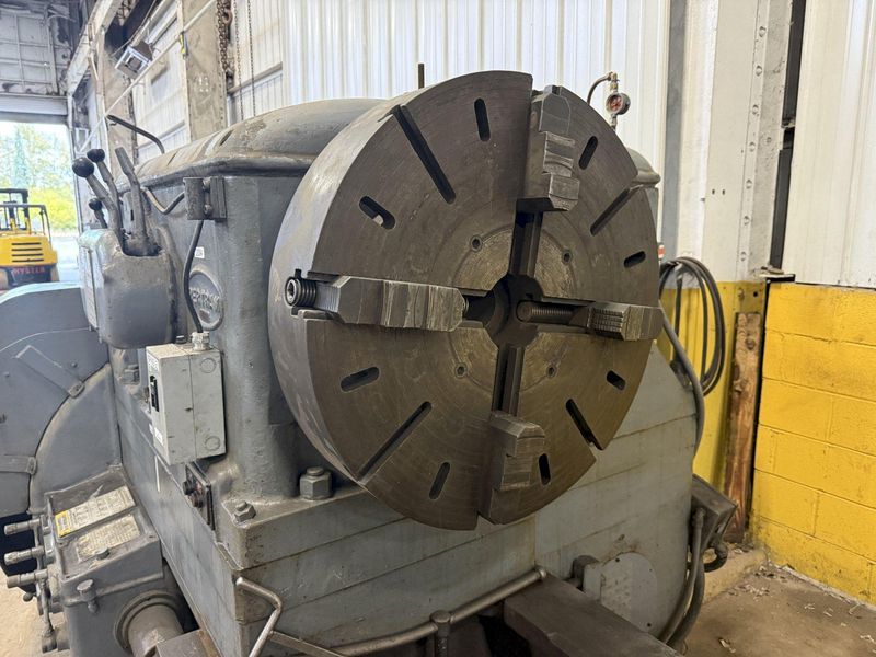 56" x 336" (28') BERTRAM ENGINE LATHE WITH DUAL CARRIAGES: STOCK #10964