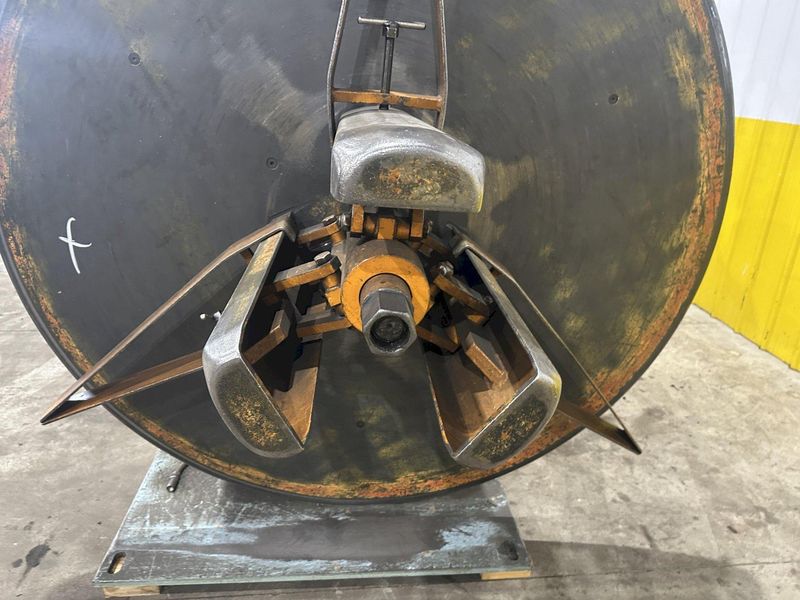 4,000 LBS x 20" AMERICAN STEEL LINE MODEL #60 DOUBLE END PULL OFF UNCOILER COIL REEL: STOCK #230