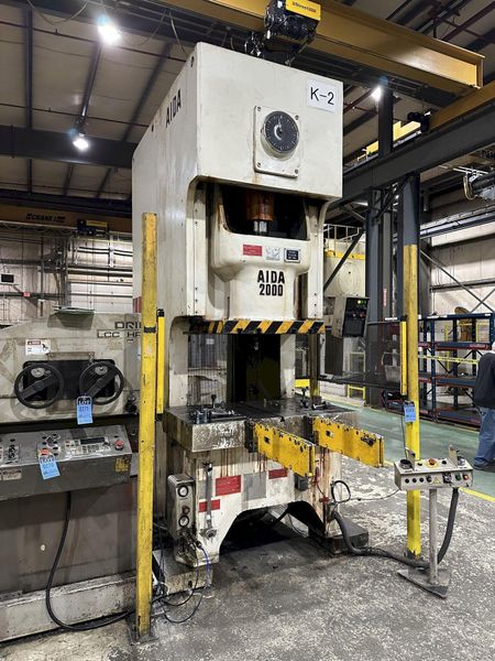 220 AIDA GAP FRAME STAMPING PRESS