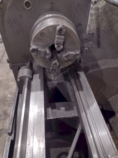 13" X 50" CLAUSING COLCHESTER MODEL #13 ENGINE LATHE 1.65" HOLE: STOCK #23357