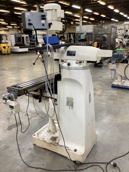 Birmingham BPS-1649 9″ x 49″ Vertical Milling Machine w/ Mitutoyo DRO & Power Feed