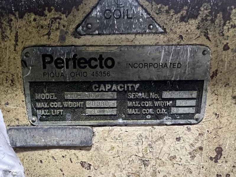 13000 LB X 24" X .187" PERFECTO / DALLAS SERVO FEEDLINE