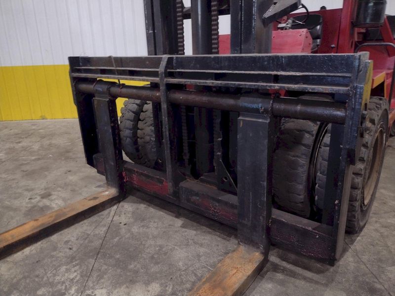 50,000 LB CAPACITY TAYLOR (EAGLE FRAME) MODEL #YS DETROIT DIESEL HEAVY DUTY FORKLIFT: STOCK #181