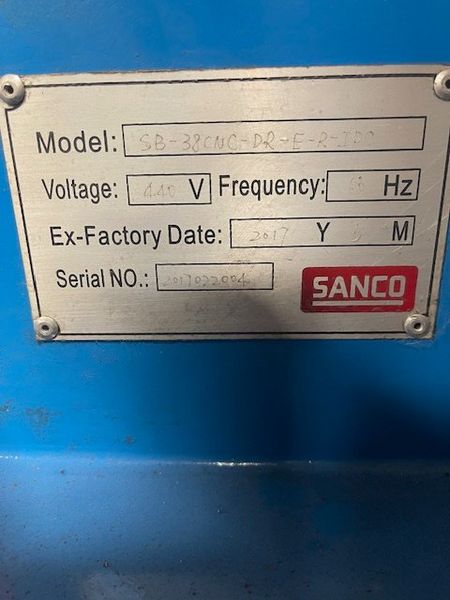 Sanco SB-38CNC Automatic Pipe Bending Machine (2017)