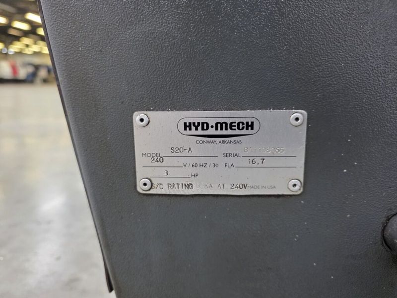 Hyd-Mech S-20A Series III 13″ x 18″ Automatic Horizontal Mitering Band Saw