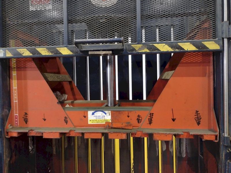 60" X 30" JV MANUFACTURING MODEL #VB60-B HYDRAULIC DOWNSTROKE VERTICAL CARDBOARD BALER: STOCK #2