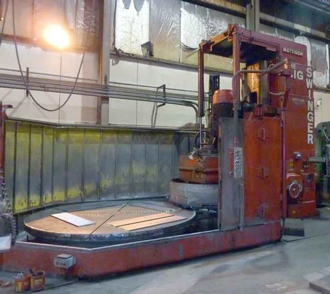 120" Mattison Geared Head, 144" Swg, 66" Wheel, 48" Vert, 300 HP, Quick Tilt Head, 1981, #4148