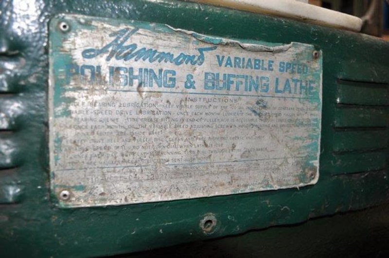Hammond 10 HP Double End Polishing & Buffing Lathe