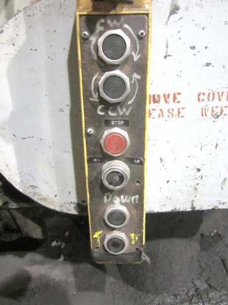 85,000 Lb. Aronson Model GE-850 Welding Positioner w/Geared Elevation