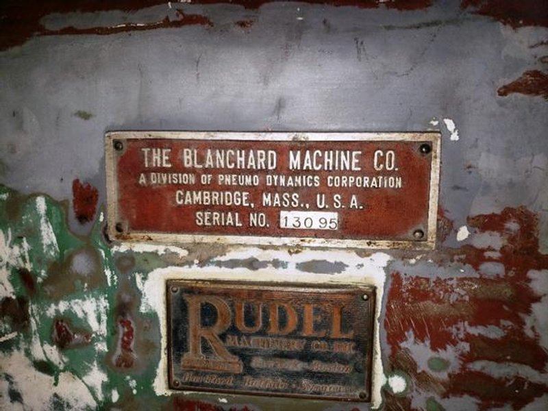 96" Blanchard #48D-96 Vertical Spindle Rotary Surface Grinder, '70, Warranty