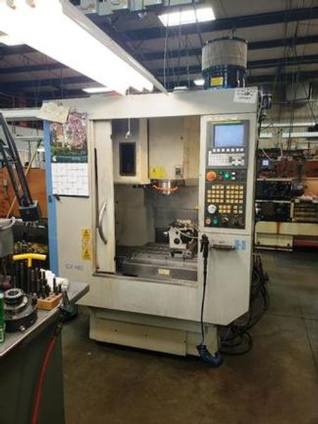 Hardinge GX 480 CNC Vertical Machining Center, 4th Axis, Fanuc Control, '07