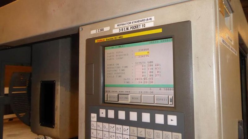 Hardinge GX 480 CNC Vertical Machining Center, 4th Axis, Fanuc Control, '07