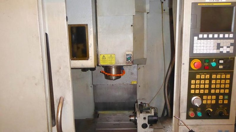 Hardinge GX 480 CNC Vertical Machining Center, 4th Axis, Fanuc Control, '07