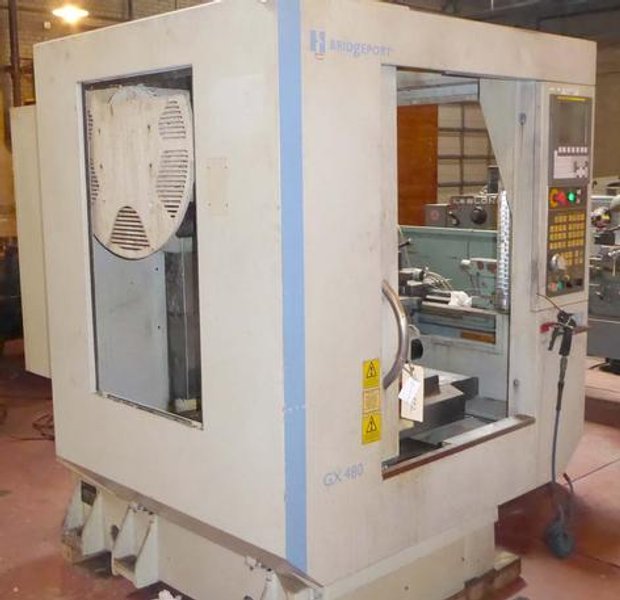 Hardinge GX 480 CNC Vertical Machining Center, 4th Axis, Fanuc Control, '07