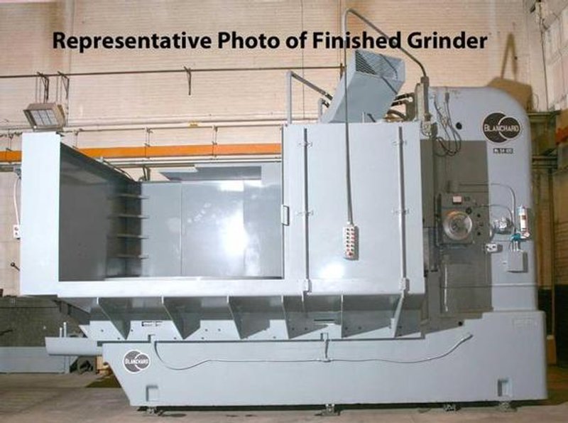 100" Blanchard #54-100 Vertical Spindle Rotary Surface Grinder, '70, Remfg/Warranty