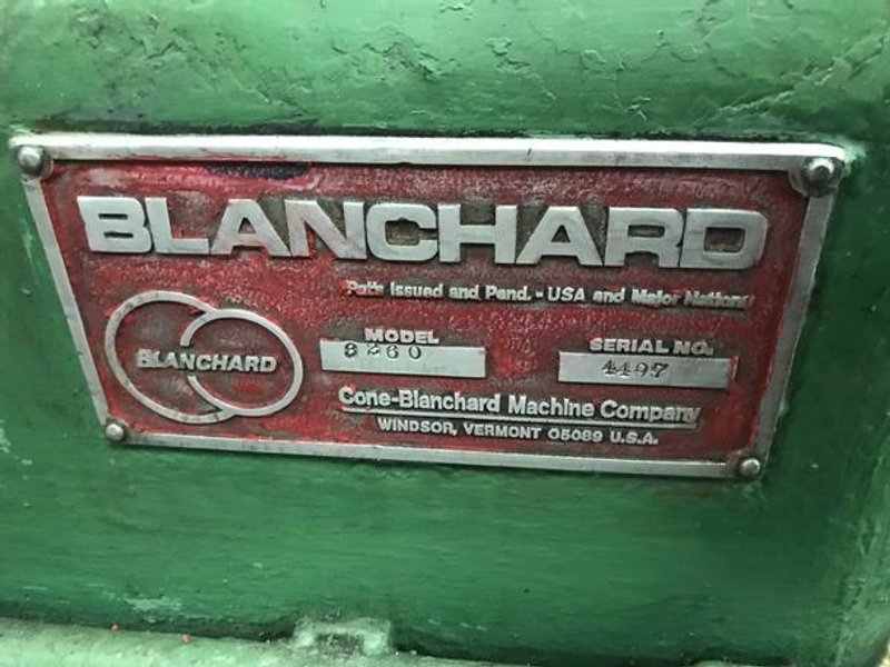 60" Blanchard #32D-60 Vertical Spindle Rotary Surface Grinder, '74