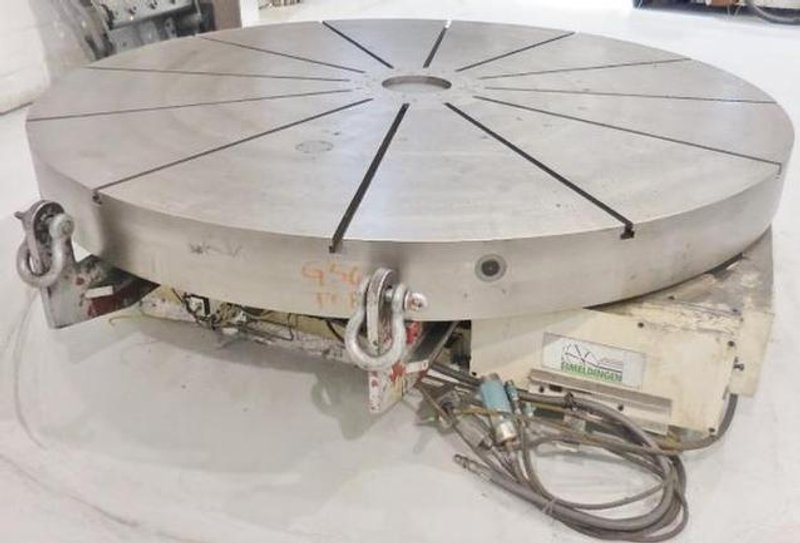 Eimeldingen 96" CNC Rotary Table, 360,000