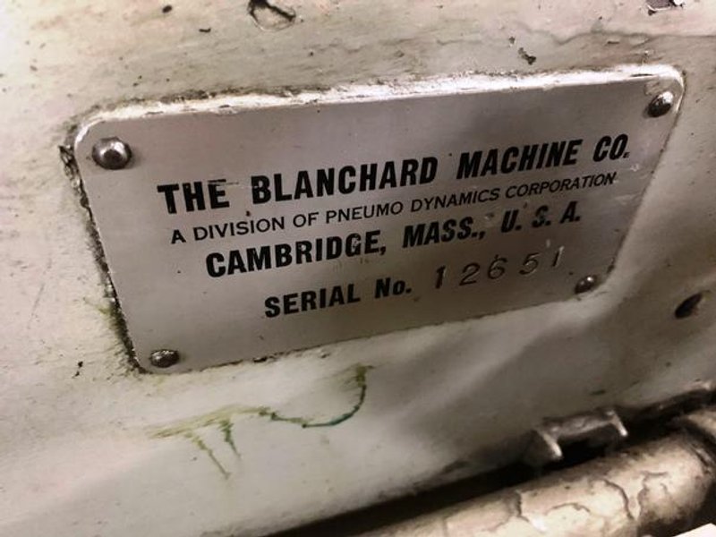 60" Blanchard #32D-60 Vertical Spindle Rotary Surface Grinding, 100 HP