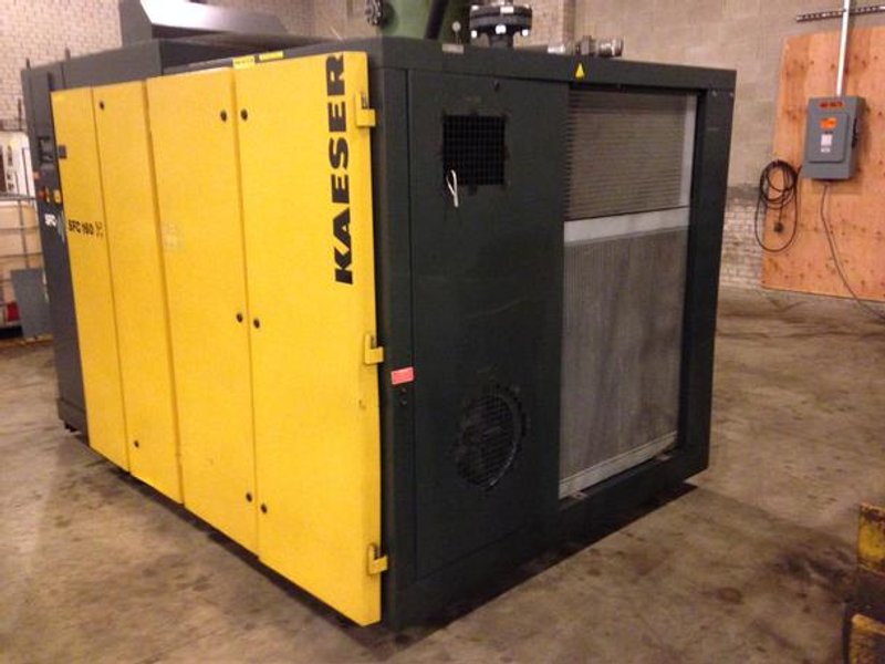 Kaeser 220 HP Frequency Drive Rotary Screw Air Compressor