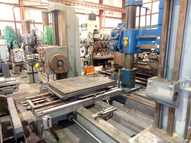 USED, 3" LAZZATI MODEL HB80P HORIZONTAL BORING MILL