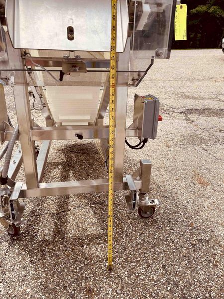 Safeline Mettler Toledo 62” Stainless Steel Incline Conveyor