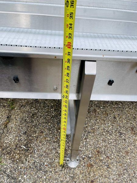 KleenLine 14.5ft Dual Belt Stainless Steel Flat Conveyor