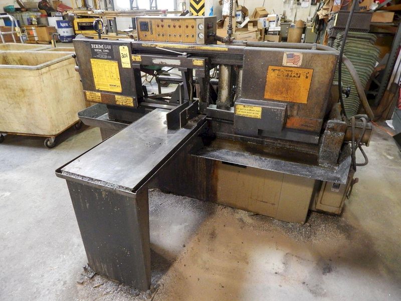 12-3/4" X 12-3/4" HEM MODEL #110A HORIZONTAL SAW: STOCK #73736