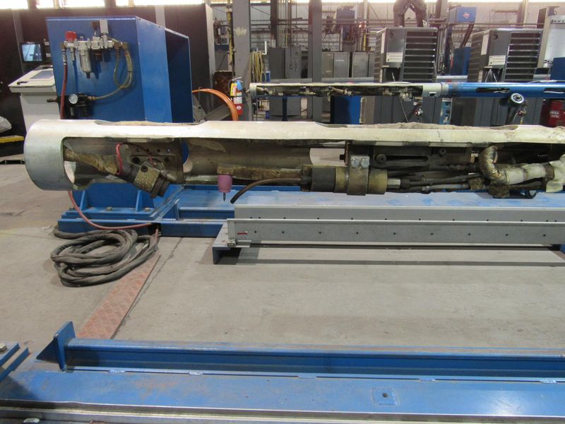USED, 42' TRIPULSE DUAL HOT WIRE GTAW PIPE CLADDING SYSTEM