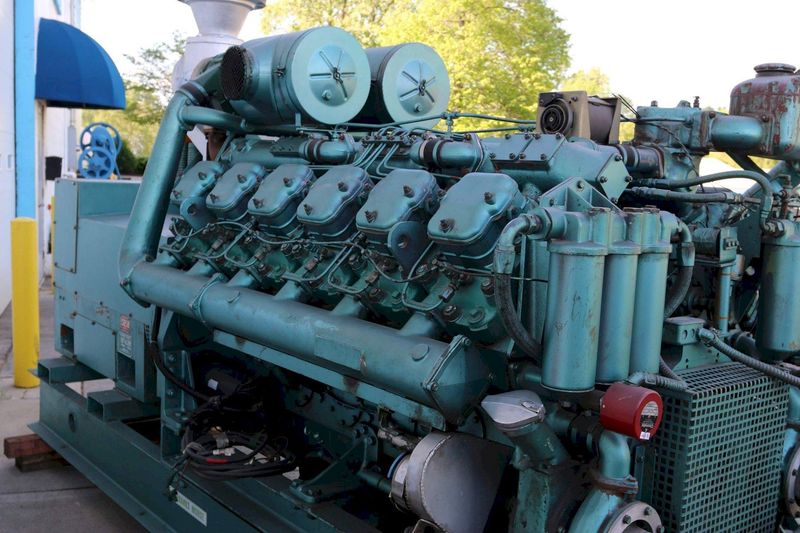 500 KW FAIRBANKS MORSE MODEL 500T-12V STAND BY DIESEL GENERATOR: STOCK