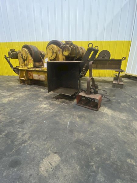 60 TON WELDWIRE MODEL #WER-60 POWERED TANK TURNING ROLLS WITH IDLER: STOCK #16906