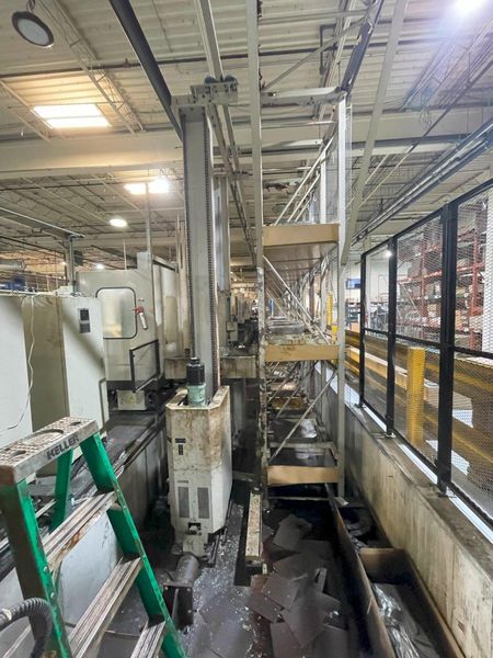Hitachi Seiki HS630 4-Machine FMS Horizontal Machining Cell