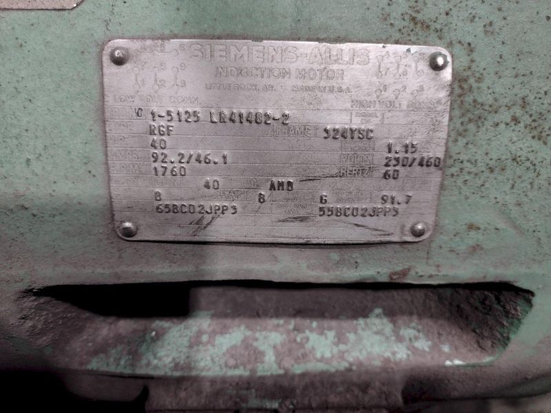40 HP SULLAIR AIR COMPRESSOR: STOCK #19288