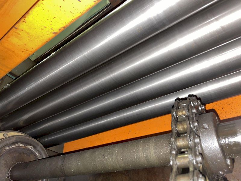 36" x 18 GA AMERICAN STEEL LINE 7-ROLL COIL STOCK STRAIGHTENER: STOCK #13595