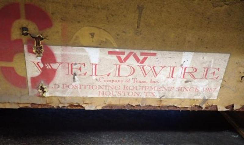 60 TON WELDWIRE MODEL #WER-60  POWERED TANK TURNING ROLLS WITH IDLER: STOCK #16904