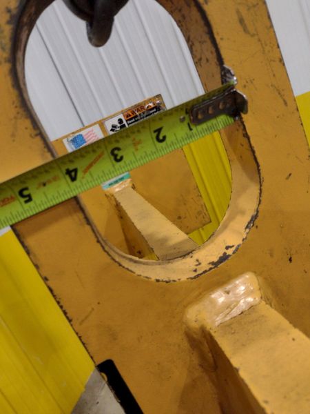 5 TON X 48" CALDWELL MODEL #82RCS-5-50 C HOOK COIL LIFTER: STOCK #22714