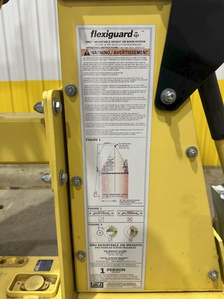 20' HIGH SALA MODEL #8530558 JIB STYLE FALL ARREST SAFETY SYSTEM: STOCK #22176
